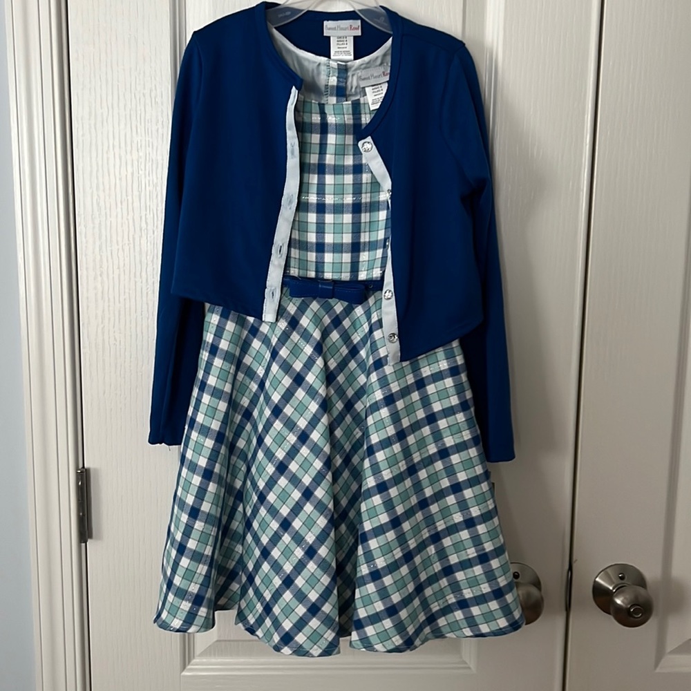 Sweet Heart Rose 3-Piece Dress Set - Size 8